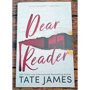 Dear Reader Tate James Devil's Backbone Chapter 1 Bloom Books Romance Paperback